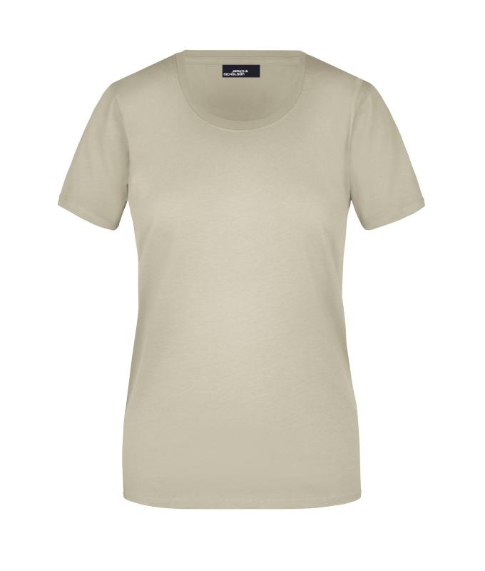Damen Ladies' Basic-T Stone 7554