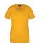 Dames Ladies' Basic-T Goudgeel 7554