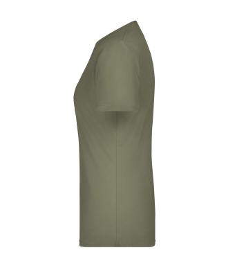 Dames Ladies' Basic-T Olijf 7554
