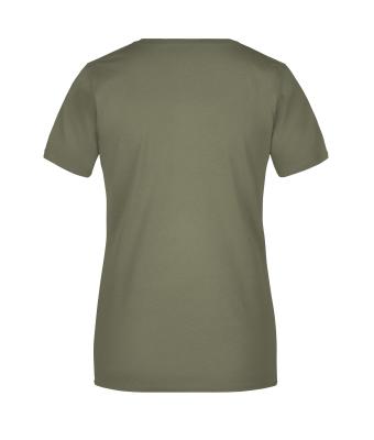Dames Ladies' Basic-T Olijf 7554