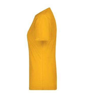 Dames Ladies' Basic-T Goudgeel 7554