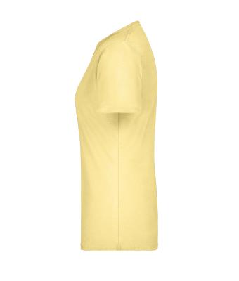 Dames Ladies' Basic-T Lichtgeel 7554