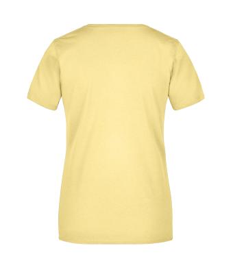 Dames Ladies' Basic-T Lichtgeel 7554