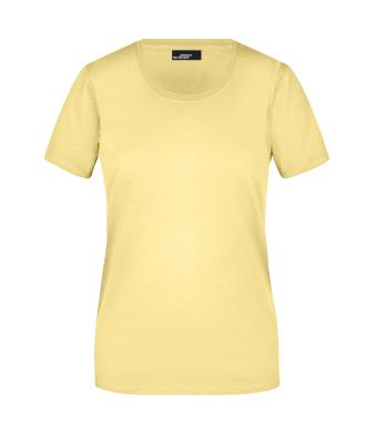 Dames Ladies' Basic-T Lichtgeel 7554