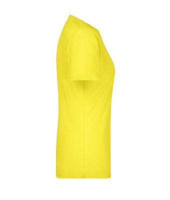 Dames Ladies' Basic-T Geel 7554