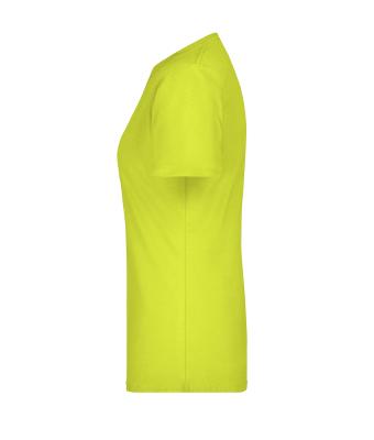 Dames Ladies' Basic-T Chemisch geel 7554