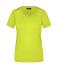 Dames Ladies' Basic-T Chemisch geel 7554