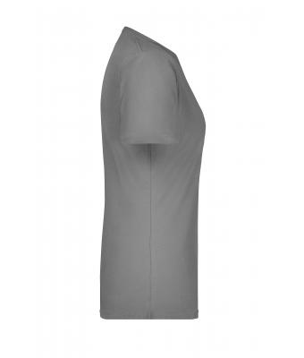 Damen Ladies' Basic-T Dark-grey 7554