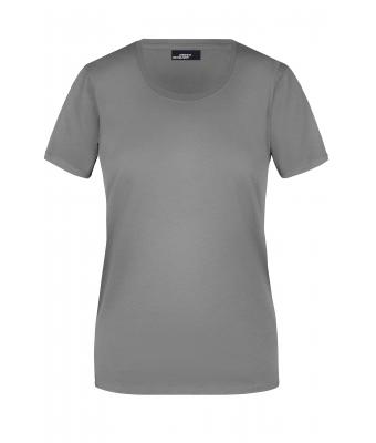 Damen Ladies' Basic-T Dark-grey 7554