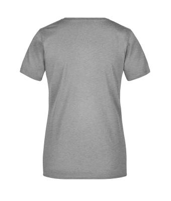 Dames Ladies' Basic-T Heather-grijs 7554