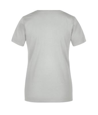 Dames Ladies' Basic-T Lichtgrijs 7554