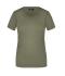 Dames Ladies' Basic-T Olijf 7554