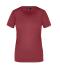 Dames Ladies' Basic-T Wijnrood 7554