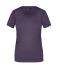 Dames Ladies' Basic-T Aubergine 7554