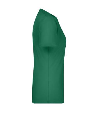 Dames Ladies' Basic-T Donkergroen 7554