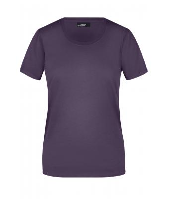 Damen Ladies' Basic-T Aubergine 7554