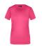 Dames Ladies' Basic-T Roze 7554