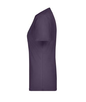 Dames Ladies' Basic-T Aubergine 7554
