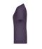 Dames Ladies' Basic-T Aubergine 7554
