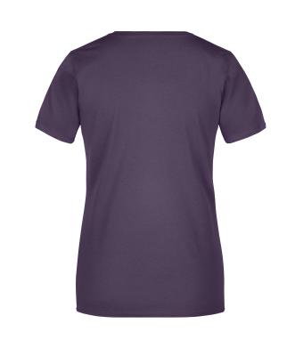 Dames Ladies' Basic-T Aubergine 7554