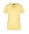 Dames Ladies' Basic-T Lichtgeel 7554