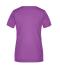 Dames Ladies' Basic-T Paars 7554