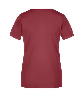 Dames Ladies' Basic-T Wijnrood 7554