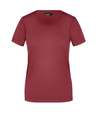 Dames Ladies' Basic-T Wijnrood 7554
