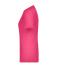 Dames Ladies' Basic-T Roze 7554
