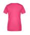 Dames Ladies' Basic-T Roze 7554