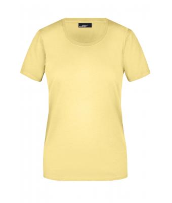 Ladies Ladies' Basic-T Light-yellow 7554