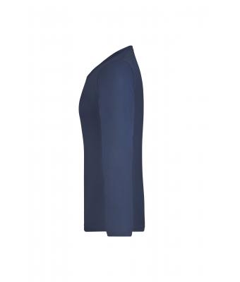 Damen Ladies' Shirt Long-Sleeved Medium Navy 7972