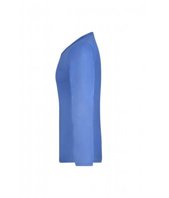 Dames Ladies' Shirt Long-Sleeved Medium Royal 7972