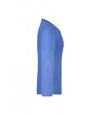 Dames Ladies' Shirt Long-Sleeved Medium Royal 7972