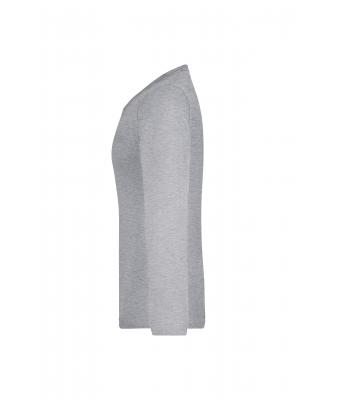 Ladies Ladies' Shirt Long-Sleeved Medium Grey-heather 7972