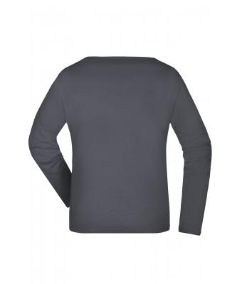 Dames Ladies' Shirt Long-Sleeved Medium Grafiet 7972