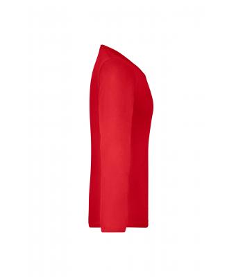 Ladies Ladies' Shirt Long-Sleeved Medium Red 7972