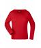 Dames Ladies' Shirt Long-Sleeved Medium Rood 7972