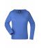 Dames Ladies' Shirt Long-Sleeved Medium Royal 7972