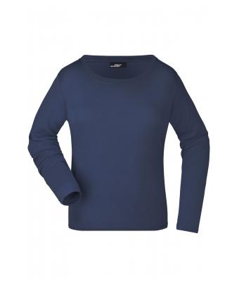 Femme T-shirt femme manches longues Marine 7972