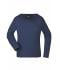 Femme T-shirt femme manches longues Marine 7972