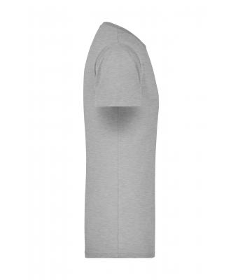 Herren Men's Slim Fit-T Grey-heather 7556