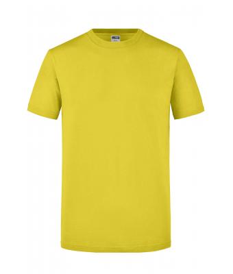 Men Men's Slim Fit-T Yellow 7556
