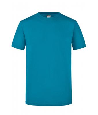 Homme T-shirt cintré Bleu-caraïbe 7556