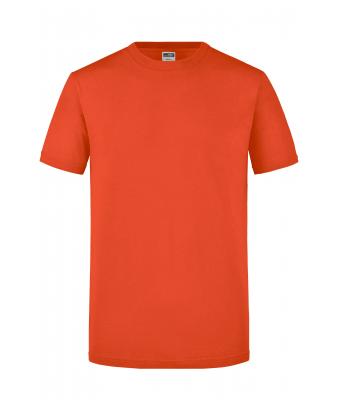 Homme T-shirt cintré Orange-foncé 7556