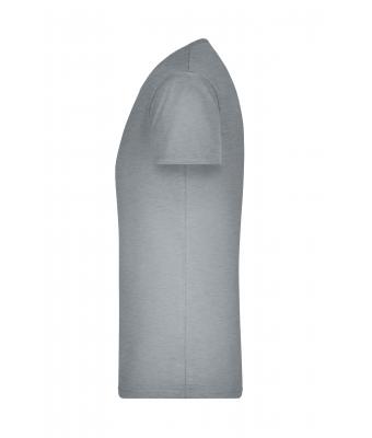 Herren Men's Slim Fit V-T Grey-heather 7557