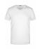 Men Men's Slim Fit V-T White 7557
