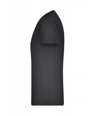 Herren Men's Slim Fit V-T Black 7557