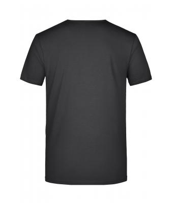 Herren Men's Slim Fit V-T Black 7557