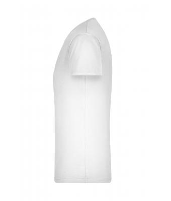 Herren Men's Slim Fit V-T White 7557